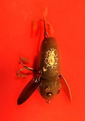 Vintage Heddon Crazy Crawler Mouse. Wooden. Original • $9.99