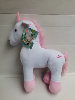 LIDL Playtive White Unicorn Soft Plush Toy 20  Kids Junior Large Teddy Collector • £19.99