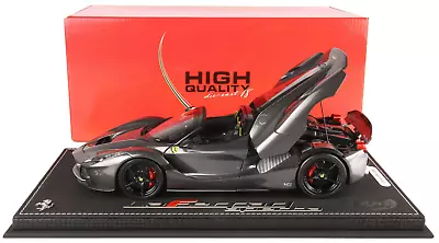 BBR Models Grigio Ferro Ferrari LaFerrari Aperta 1:18 Scale Diecast Car 182234 • $349.99