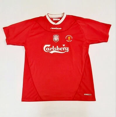£49.99 • Buy Geniune Liverpool Reebok 2002 2003 Worthington Cup Final Shirt / Size XL / VGC