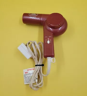 Vidal Sassoon VS 503b Professional 1600 Hair Dryer Maroon 1600W WORKS • $29.99