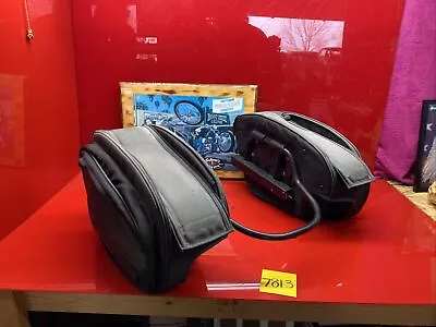$585 • Buy Harley Vrod V Rod Canvas Saddle Bag Brackets Mount Pair Set Soft V-rod Oem Rear