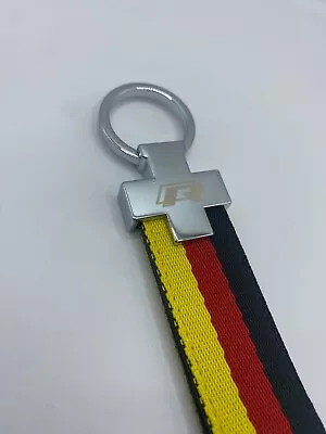 VW Golf R Keyring German Car Flag Colours Keyring For Volkswagen R Line Cars Key • £7.99