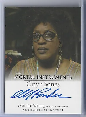 Mortal Instruments Autograph Card AI-CCH CCH Pounder Dorthea Leaf Auto JSC • $9.99