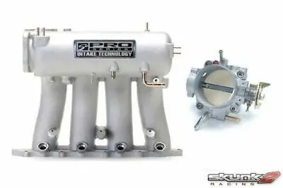 Skunk2 Intake Manifold Silver+Throttle Body Alpha 70mm B-Series VTEC (Non-GS-R) • $379.99