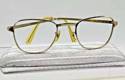 Vintage Aviator Sunglasses Eyeglasses 1/10 12k GF GOLD NO LENSES  OS  “SO” • $77.99