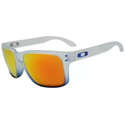 Oakley Custom Holbrook Sapphire Mist Prizm Ruby Iridium Lens Sunglasses OO9102 • £94