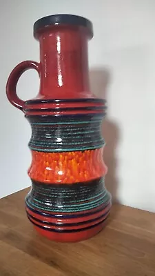 West German Pottery Scheurich Fat Lava Jug /Vase  • £65