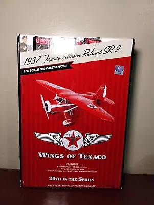 Wings Of Texaco 20th In The Series 1937 Texaco Stinson Reliant SR-9 Ertl Diecast • $30