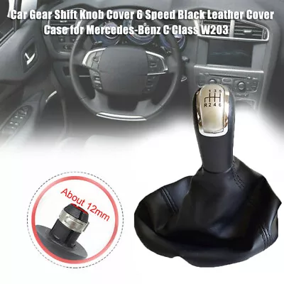 Gear Shift Knob 6 Speed Manual Fit For Mercedes Benz C-Class W203 S203/W202 BJ • $16.09