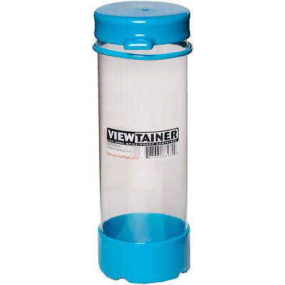 Viewtainer Tethered Cap Storage Container 2.75 X8  Sky Blue • $16.40