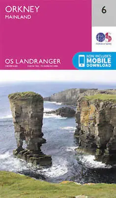 £7.94 • Buy Orkney – Mainland Landranger Map 6 Ordnance Survey Latest 