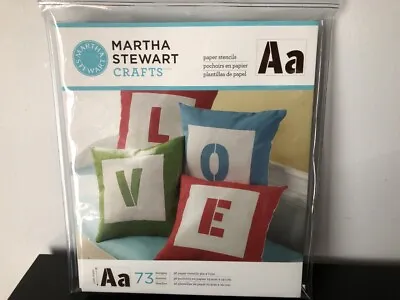 Martha Stewart  Decorative Paper And Laser-Cut Stencils -You Choose • $17.95