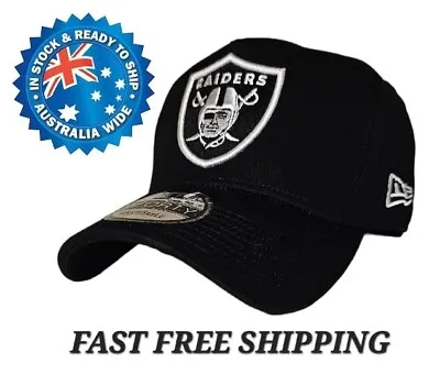 Oakland Las Vegas Raiders Nfl New Era 9forty Black Snapback Cap Hat La Ny Nba • $36.95