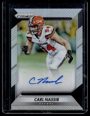 2016 Panini Prizm Silver Carl Nassib Rookie Auto #RA-CB • $4.99