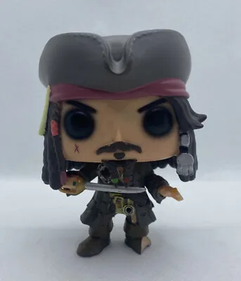 Funko Pop! Pirates Caribbean Jack Sparrow #273 Pop Figure Loose No Box DAMAGED • £12.64