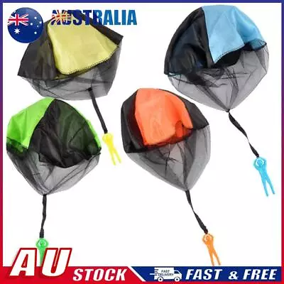 Hand Throwing Kids Mini Play Parachute Toy Man Model Outdoor Sports Toys * • $7.48