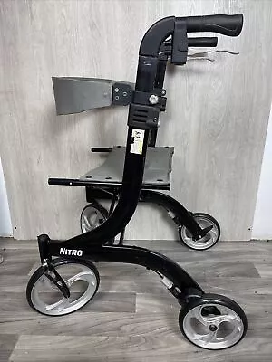 $99 • Buy Drive Medical Nitro Euro Style Walker Rollator, Tall - Black