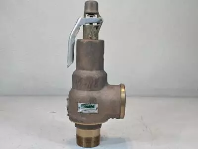 Kunkle 2  MNPT X 2-1/2  FNPT Steam Safety Relief Valve Bronze • $399