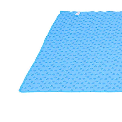 (Blue)Yoga Towel Microfiber Slip Resistant Sweat Absorbent Yoga Mat Towel XTT • £16.11