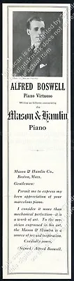 1921 Alfred Boswell Photo Mason & Hamlin Piano Vintage Trade Print Ad • $9.99