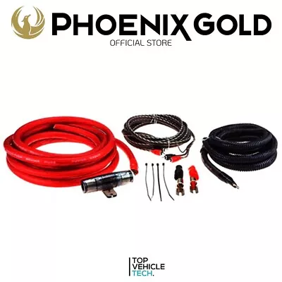 £79.99 • Buy Phoenix Gold Zxk50 5000 Watt Max 0awg Amp Wiring Kit 2500 Watts Rms Bass