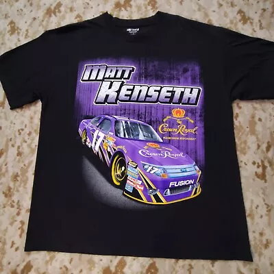 Matt Kenseth Crown Royal Nascar Black T Shirt Men's XL  • $16.99