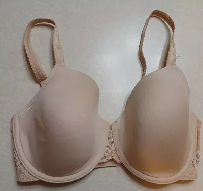 Wacoal Bra 32DDD French Garden T-shirt Bra Beige Lined Underwire 85340 • $20