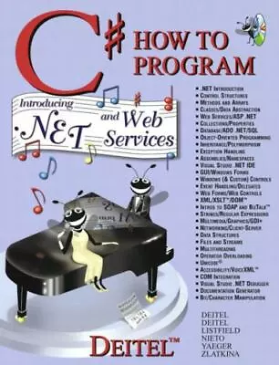 C# How To Program By Deitel Harvey M.; Deitel Paul J.; Nieto Tem • $13.10