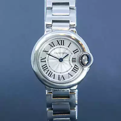 Cartier Ballon Bleu De Cartier 2009 Ladies Watch 28mm #57555 • $4750