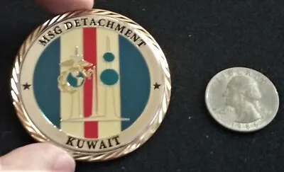 MSG Marine Security Guard Embassy Kuwait USMC Anti Terrorism US Challenge Coin • $35