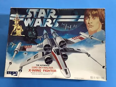 Star Wars Luke Skywalker X-Wing Fighter MPC 1977 Model Kit 1-1914-Vintage • $32