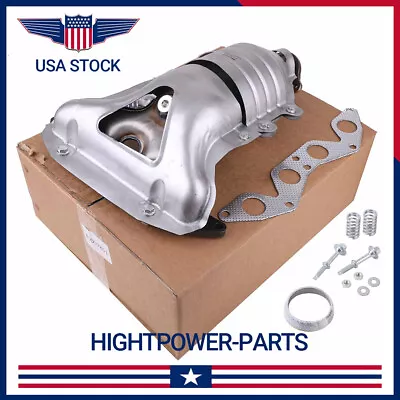 Catalytic Converter Exhaust Manifold For 01-05 Honda Civic 1.7l With Heat Shield • $69