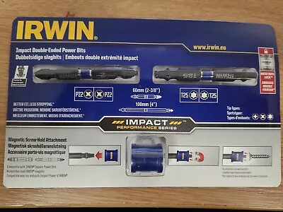 Irwin PZ2 T25 Screwdriver IMPACT SCREWDRIVER BIT + FREE MAGNETIC SCREW HOLDER • £2.79