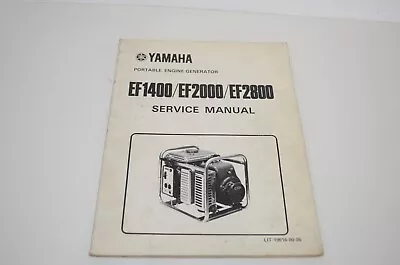 Yamaha Ef1400 Ef2000 Ef2800 Generator Service Manual Book Part# Lit-19616-00-05 • $25.99