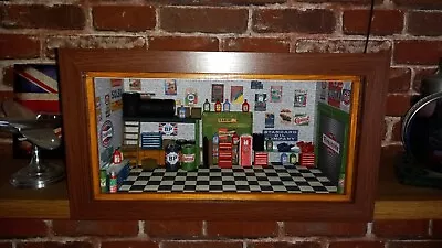 1/18 Scale Goodwood Revival Wooden Diorama Display Case With Usb Lights  Diecast • $136.77