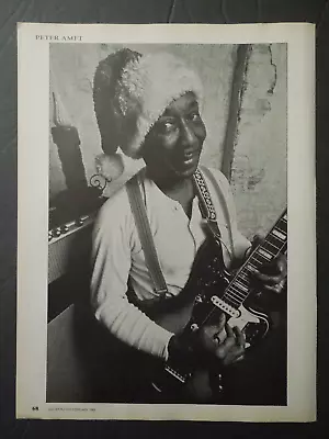 Blues Legend MUDDY WATERS 8 X11  Magazine Page Pinup Poster • $14.99