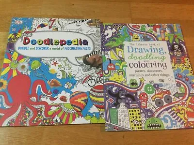 Children's Art Drawing Doodle Activity Colouring Books • £6