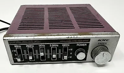 $48.38 • Buy Vtg Old School KMC Fader Car Stereo Equalizer Audio Deck Amplifier EQ Amp Receiv