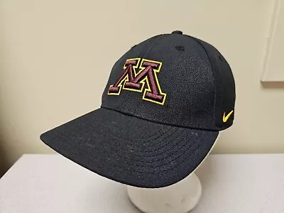 Nike Minnesota Golden Gophers Black Adjustable Hat Strapback Dad Cap OSFM • $16.99