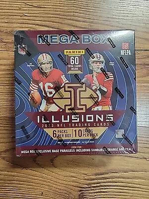 2023 Panini Illusions Football Mega Box Factory Sealed Orange/Teal Sunburst Mega • $39.99