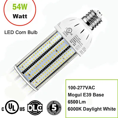 320W Metal Halide Post Top Wall Pack Bulb Replaces 54W LED Corn Bulb E39 5000K  • $46