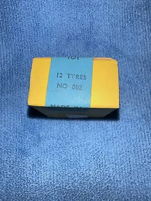 Dinky Toys Car  Tires “Vintage” Box Never Opened! Size 082—-12 Tires Total RARE! • $55