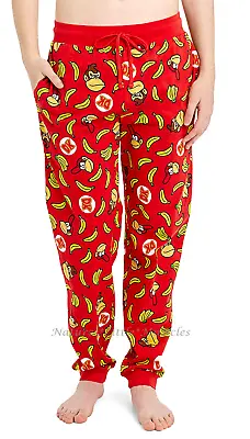 Mens Donkey Kong Pajama Pants Size S M L XL Lounge Sleep Nintendo Game Mario NWT • $27.80