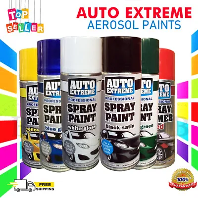 £5.48 • Buy Spray Paint Car Van Bike Auto Extreme Primer Matt Gloss Wood Metal Plastic -A6