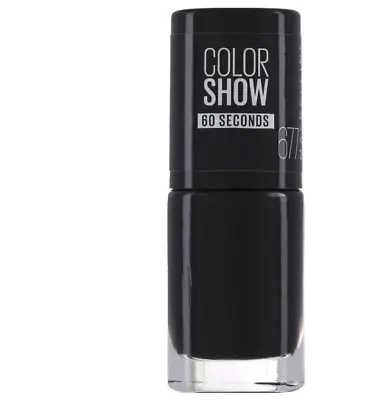 MAYBELLINE COLOR SHOW/ 60 Seconds/ Colorama NAIL POLISH  Fast Dry    NEW • £2.50