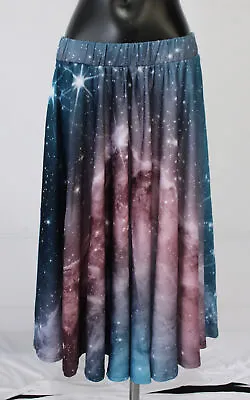 Nerdykeppie Unisex Adult's Transgender Pride Galaxy Skirt LC7 Multi Size 2XL • £20.14