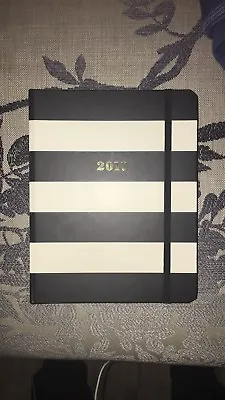 $17 • Buy Kate Spade The Stage Black Stripes 17-Month Agenda Planner 2017 Display