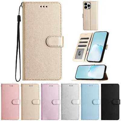 For Samsung S24 S23 S22 S21 S20 S10 S9 S8 Leather Wallet Stand Card Case Cover • $4.39