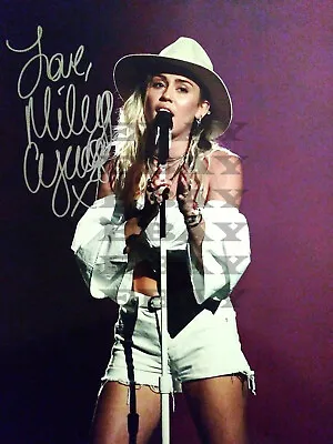 Miley Cyrus Autographed Signed 8x10 Photo Reprint • $18.99